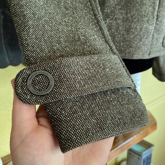 Rare Lululemon Audrey Brown Tweed Jacket - Picture 3 of 13